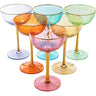 Vintage Coupe Cocktail or Champagne Glasses - Tipsy Cocktail Supply Co.