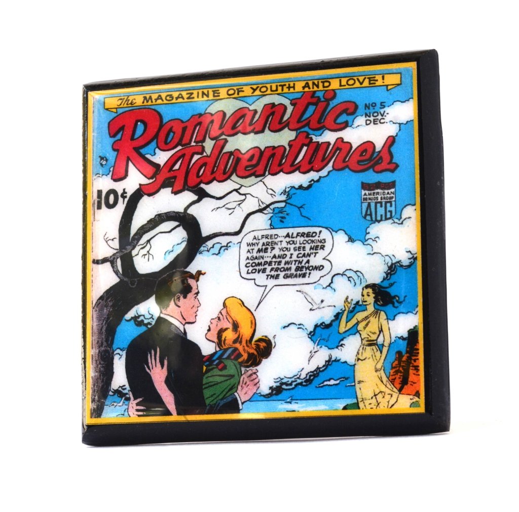 Vintage Romance Comic Book Drink Coasters - Tipsy Cocktail Supply Co.