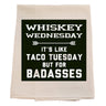 Whiskey Wednesday Bar Towel - Tipsy Cocktail Supply Co.