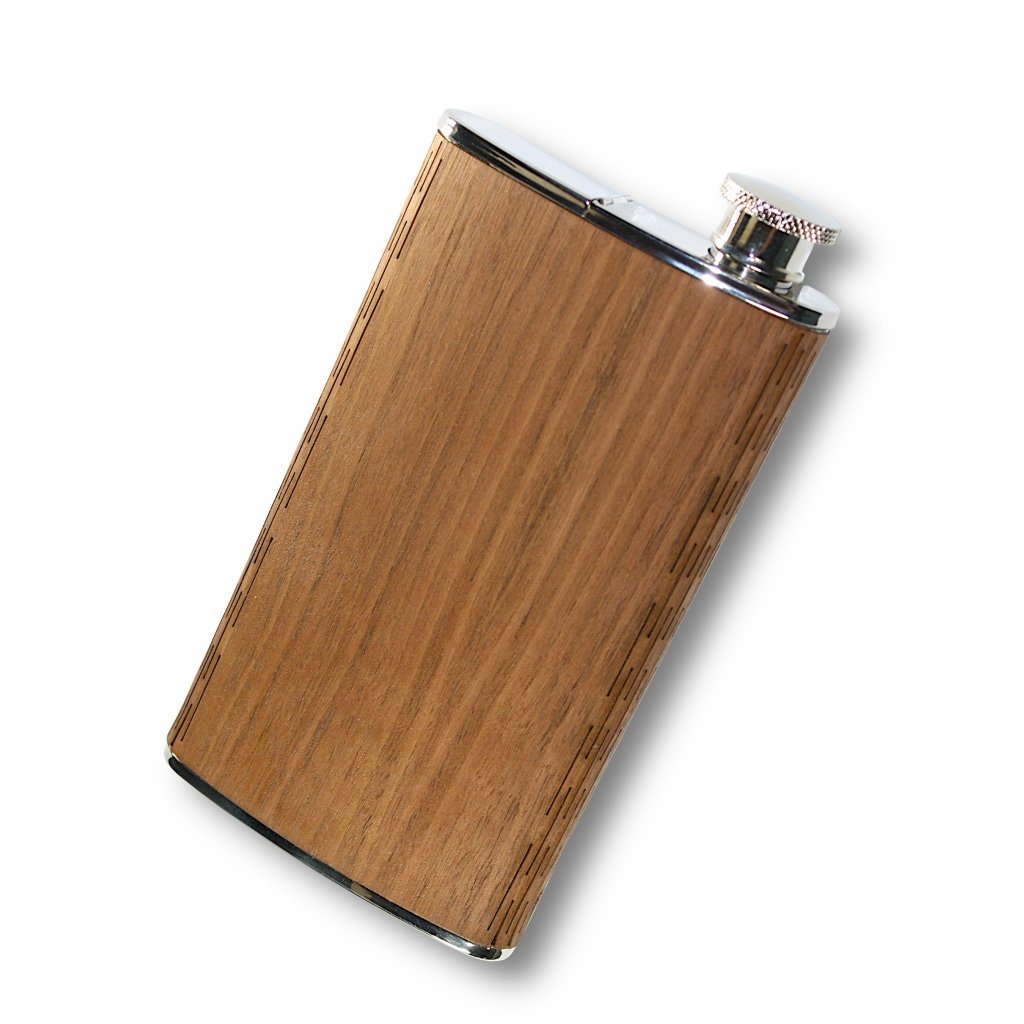 Wooden Cigar Flask - Tipsy Cocktail Supply Co.