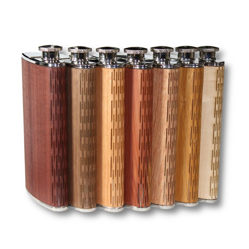 Wooden Cigar Flask - Tipsy Cocktail Supply Co.