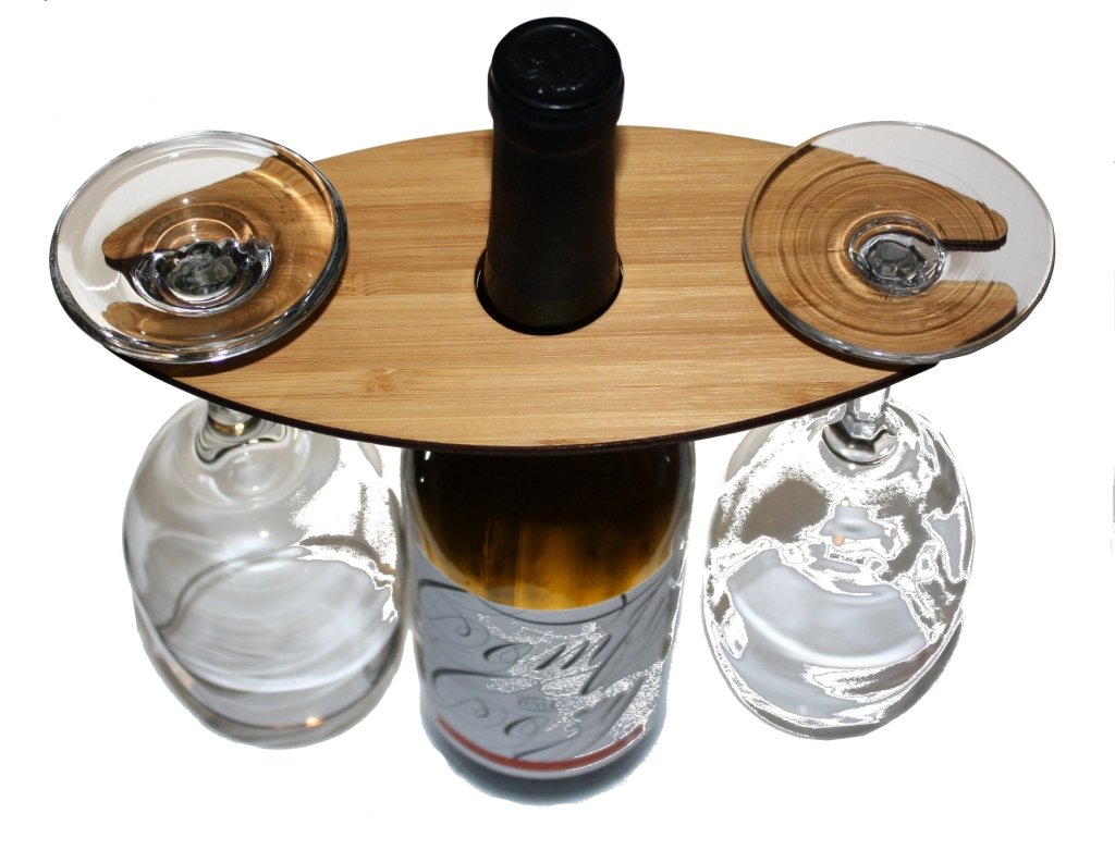 Wooden Wine Glass Caddy - Tipsy Cocktail Supply Co.