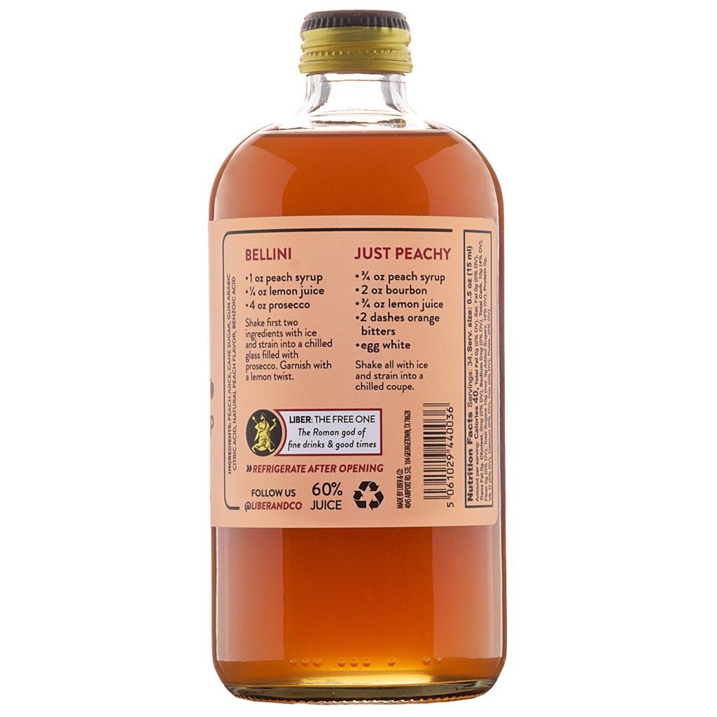 NEW! Yakima Valley Peach Syrup - Tipsy Cocktail Supply Co.