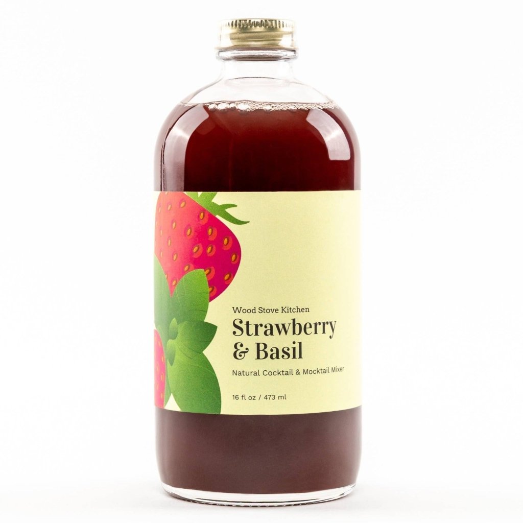 Strawberry & Basil Cocktail Mixer - Tipsy Cocktail Supply Co.